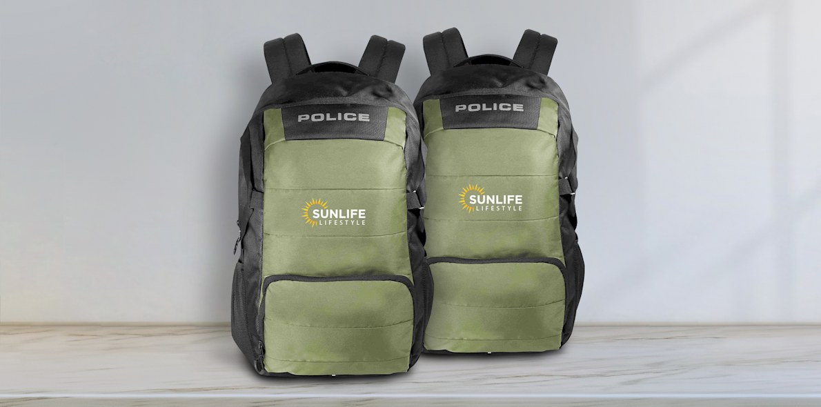 Police bookbag top